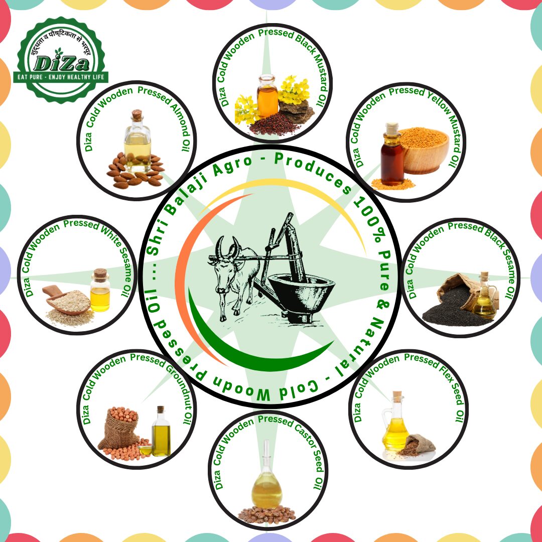 Cold-Pressed Oil | Types of Diza Cold-wooden-pressed oils